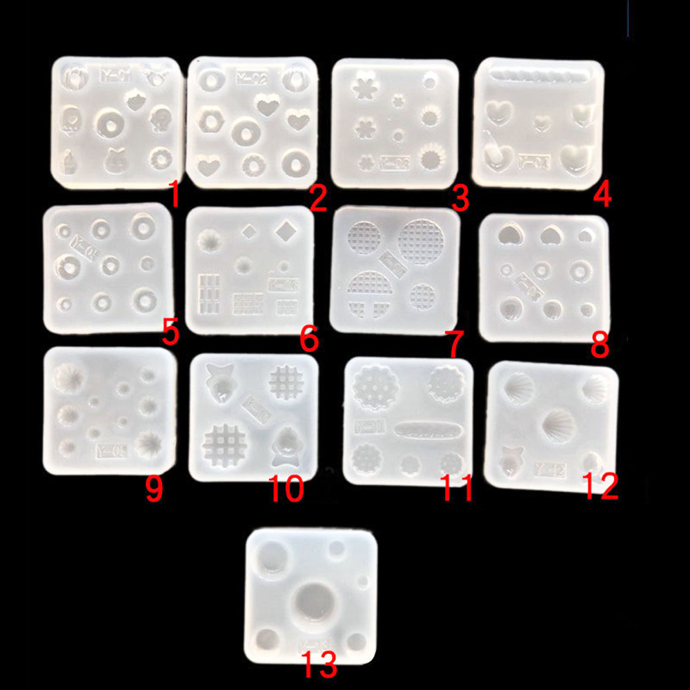 Resin Art Clay - Mini forma silikonowa w kształcie ciastka,