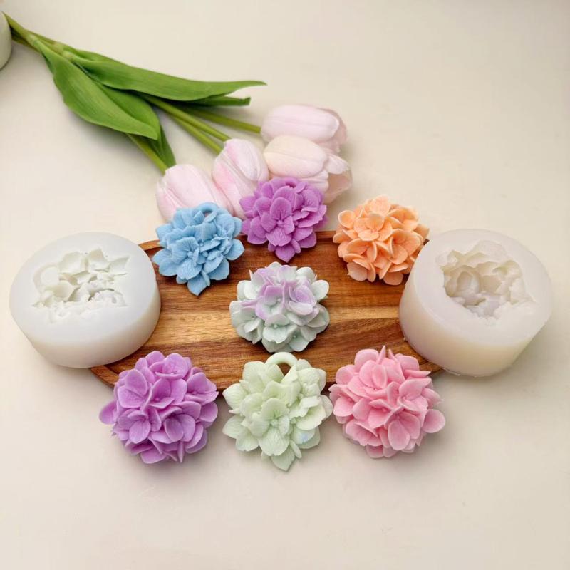 Resin Art Clay - ● Forma silikonowa do hortensji, DIY,