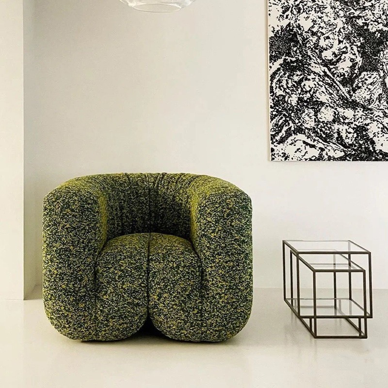 Resin Art Studio - Modułowy fotel skórzany Nordic Creative Home,