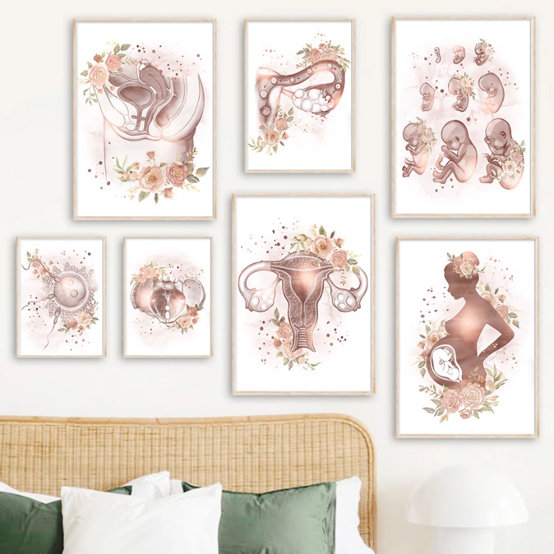 Resin Art Pregnancy - Ginekologia Anatomia kobiecej płci Płodność Ciąża