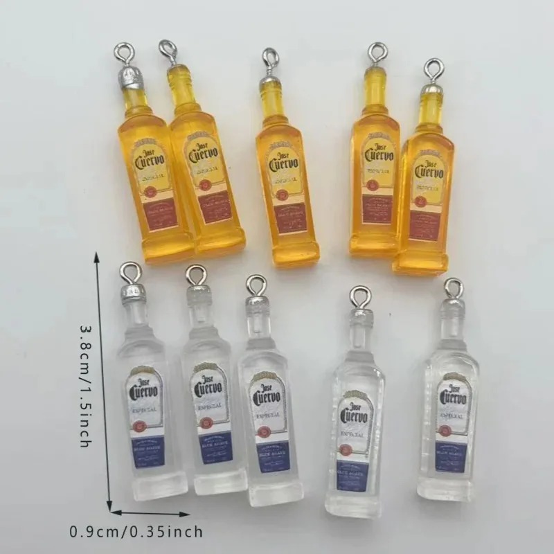 Resin Art Bottle - 10 sztuk/partia Symulowane butelki piwa, żywiczne