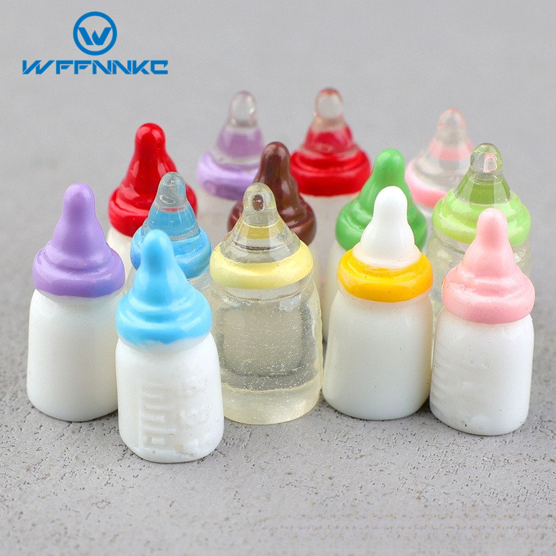 Resin Art Earrings Material - WFFNNKC 10 sztuk Cartoon imitacja butelki