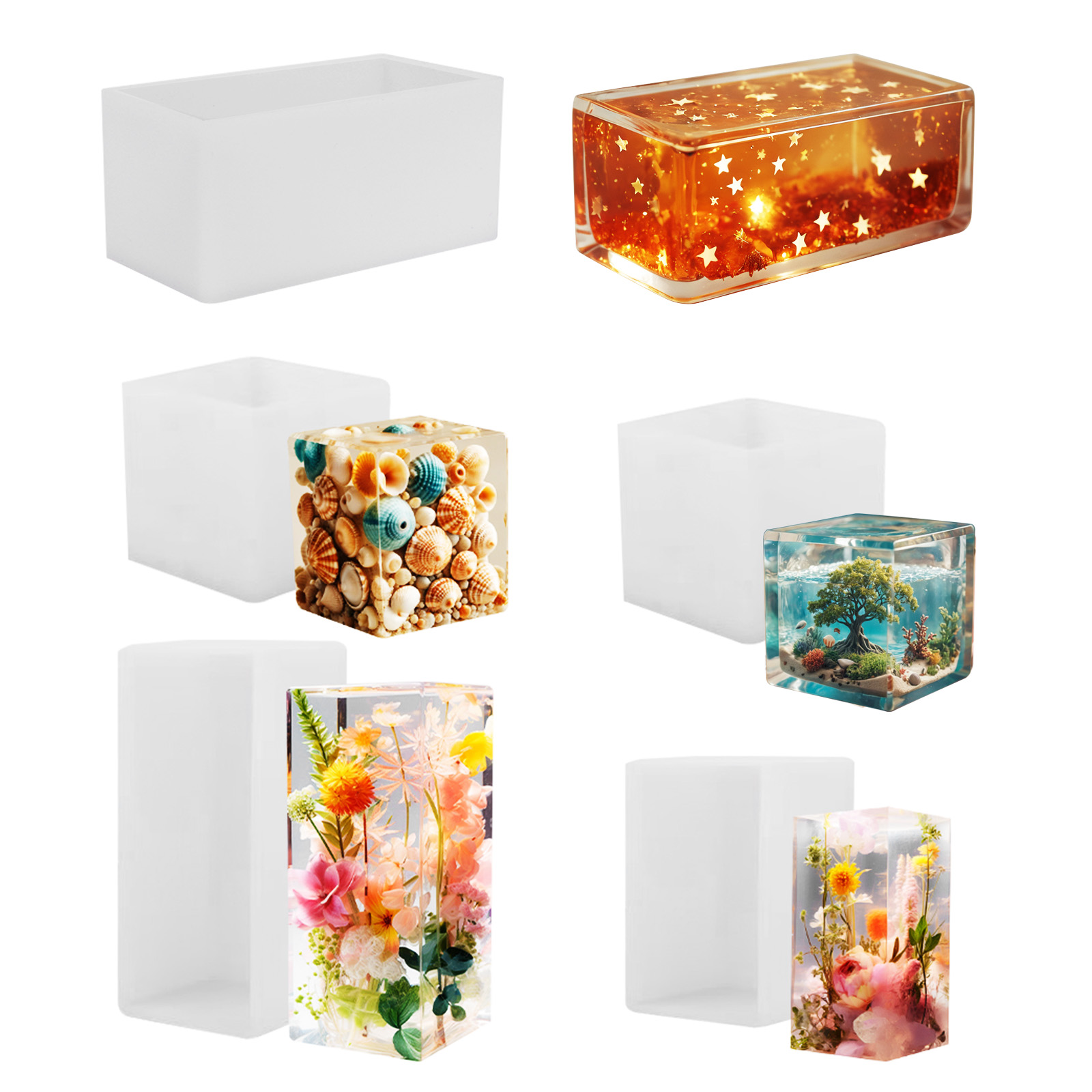 Resin Art Supplies - Forma silikonowa do odlewania żywicy epoksydowej,
