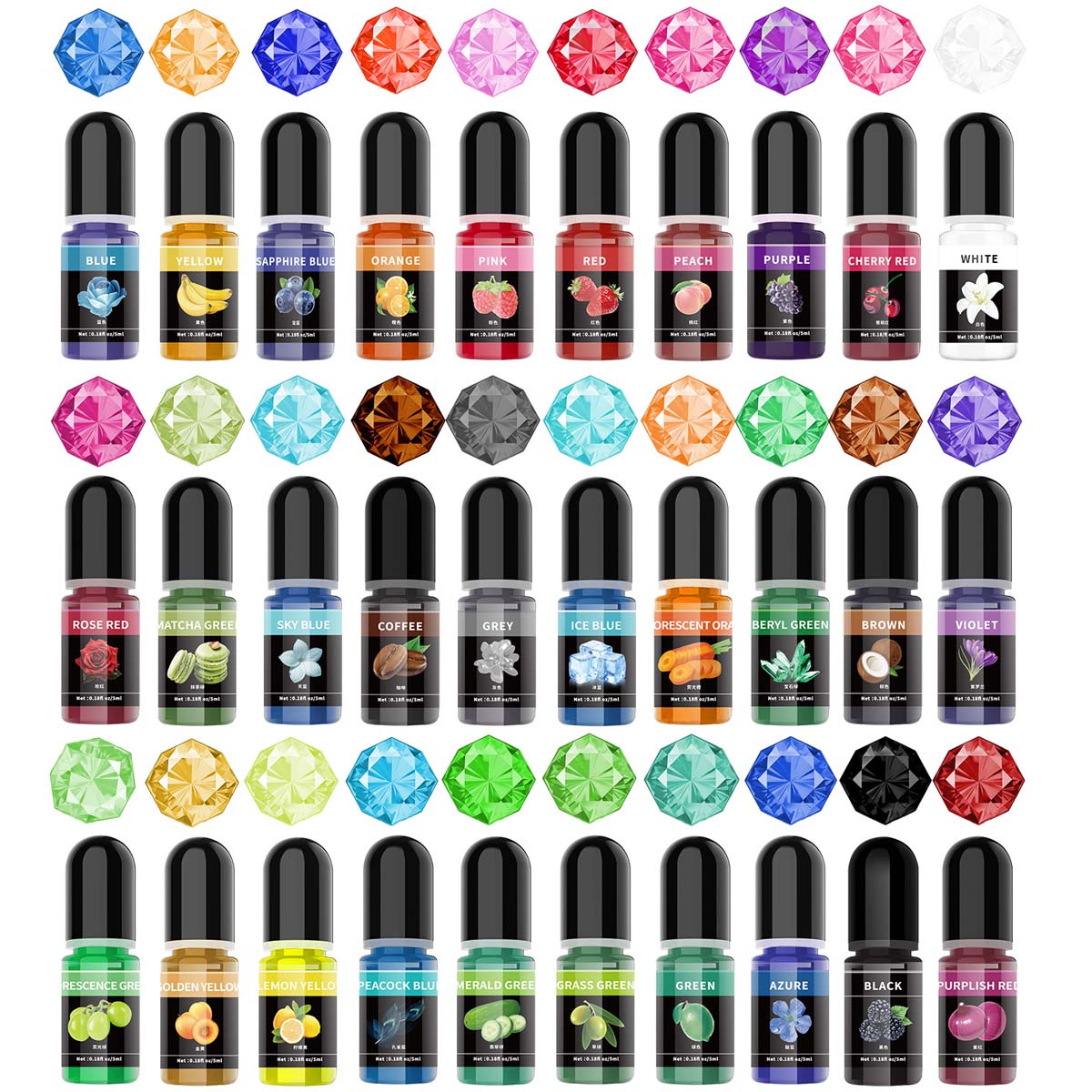 Resin Art Bottle - 5ml/Butelek Pigment do żywicy epoksydowej, płynny