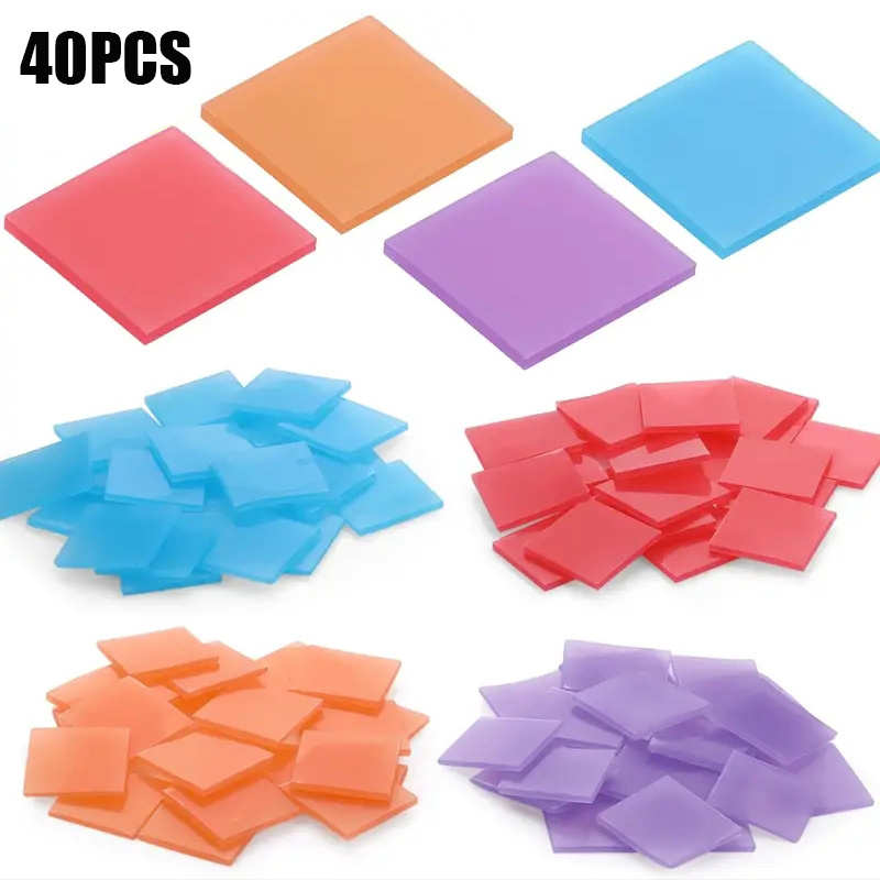 Resin Art Clay - 40 szt. Wosk do malowania diamentami,