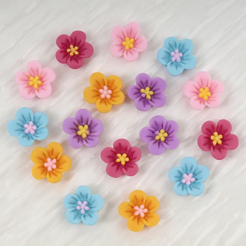 50 szt. Mini Kwiatki do Paznok – Resin Art Earrings Material recenzja i cena