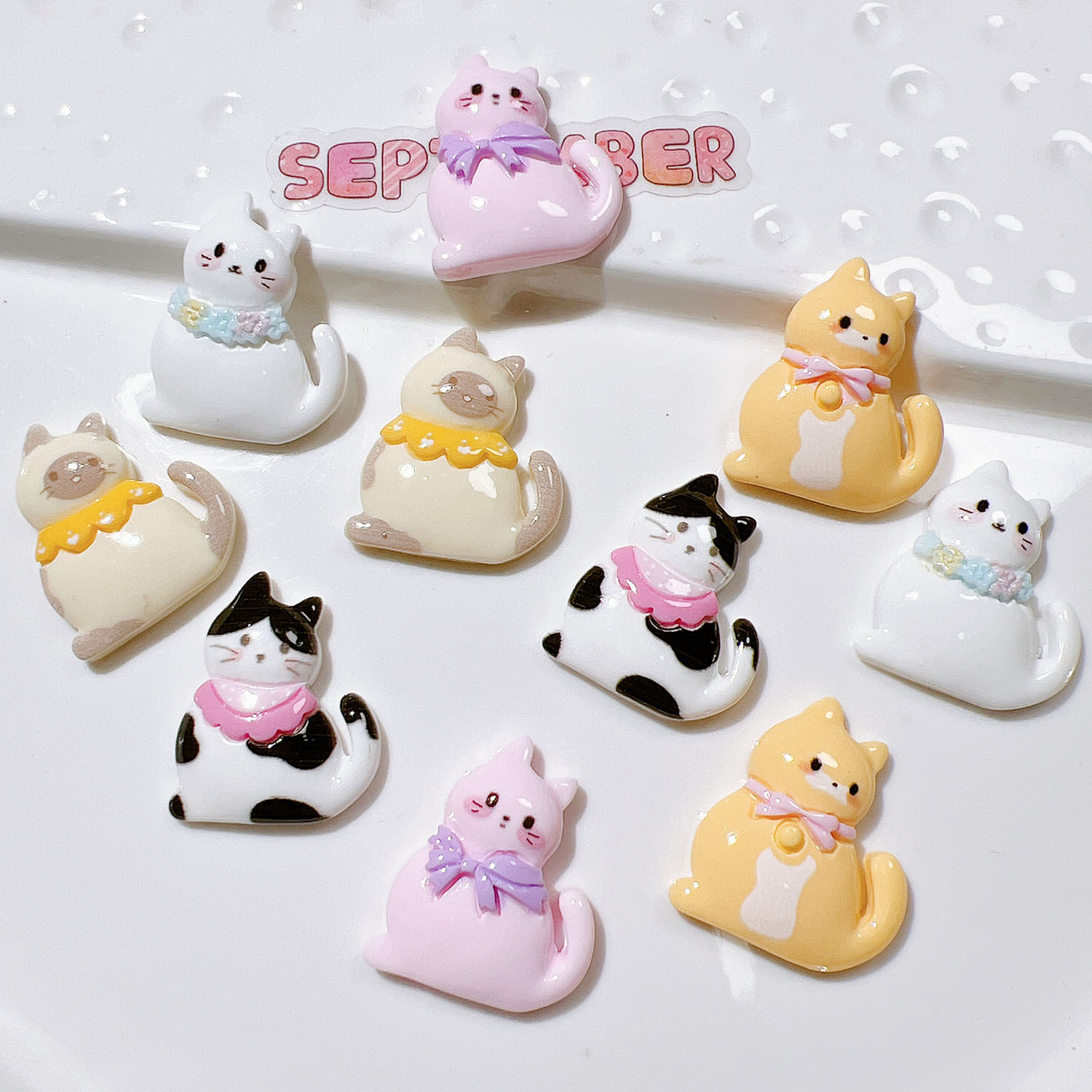 10/20 szt. Urocze kokardki z m – Resin Art Earrings Material recenzja i cena