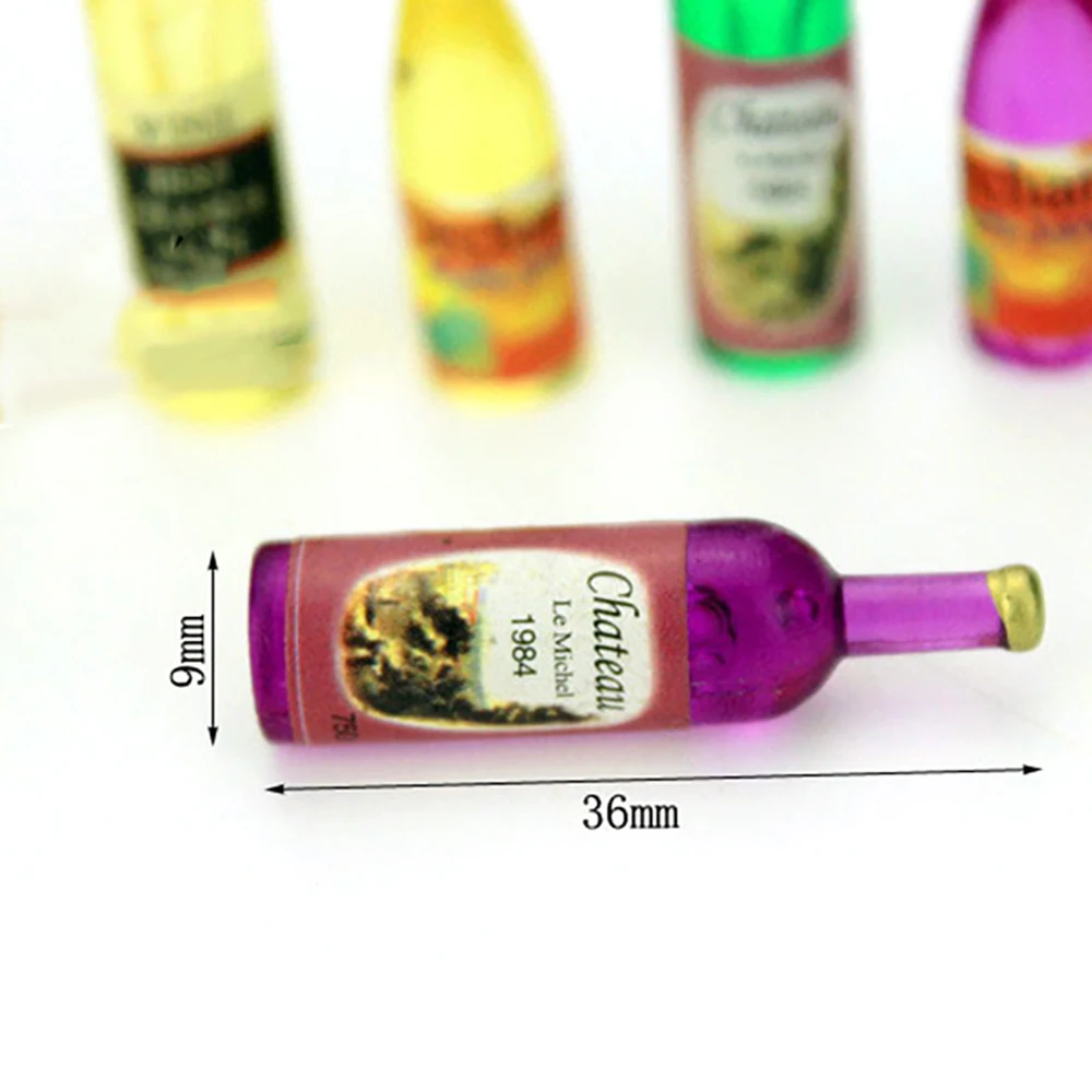 6 sztuk 1/12 domek dla lalek m – Resin Art Bottle recenzja i cena