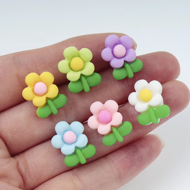 20/100 sztuk Mini kwiaty DIY r – Resin Art Earrings Material recenzja i cena