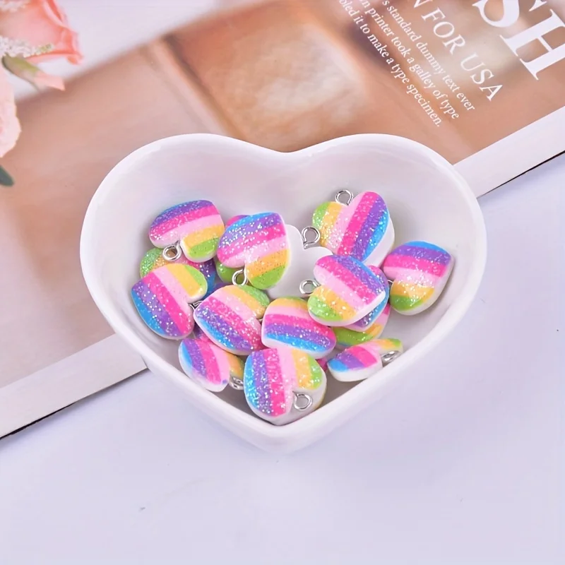 10 szt. Kolorowe zawieszki z ż – Resin Art Supplies Near Me recenzja i cena