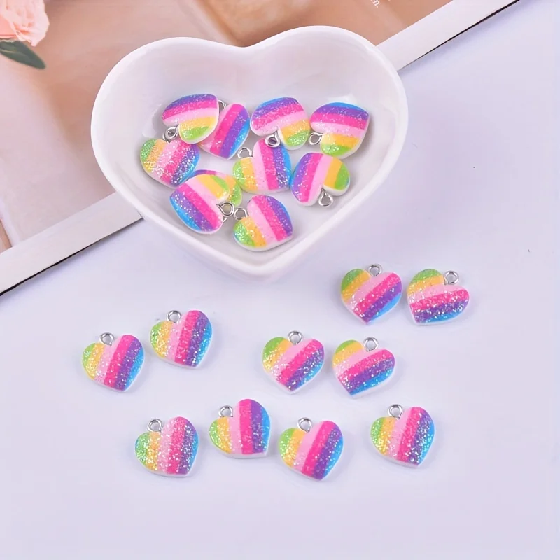 10 szt. Kolorowe zawieszki z ż – Resin Art Supplies Near Me recenzja i cena