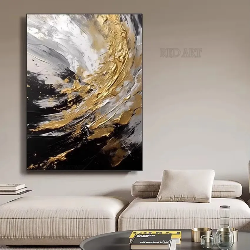 Duży Obraz Abstrakcyjny Współc – Resin Art On Canvas recenzja i cena