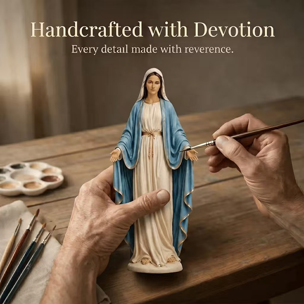 Figurka Matki Boskiej na biurk – Resin Art Mary recenzja i cena