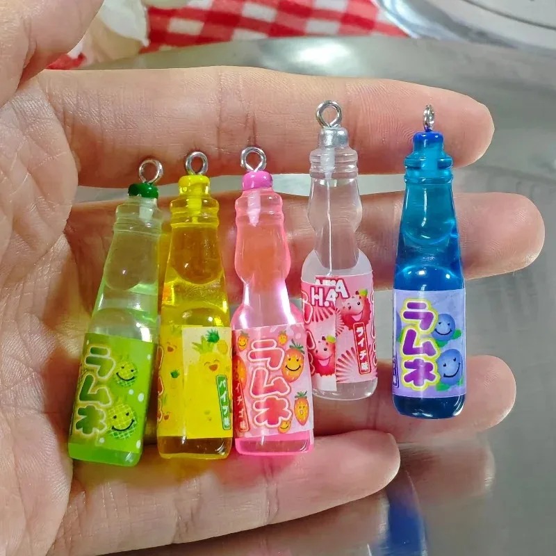 10 szt. Miniaturowe zawieszki  – Resin Art Bottle recenzja i cena