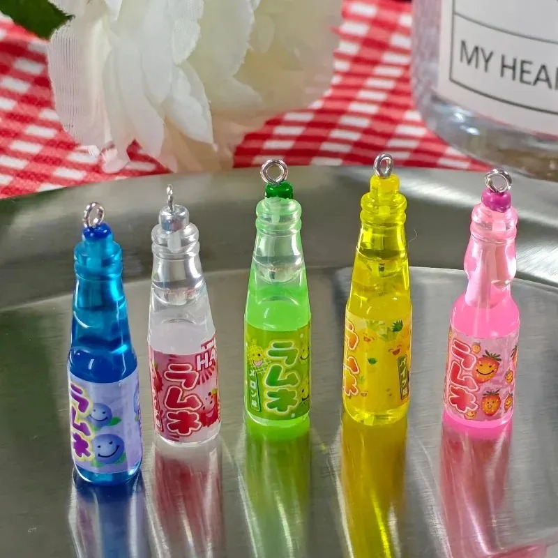 10 szt. Miniaturowe zawieszki  – Resin Art Bottle recenzja i cena