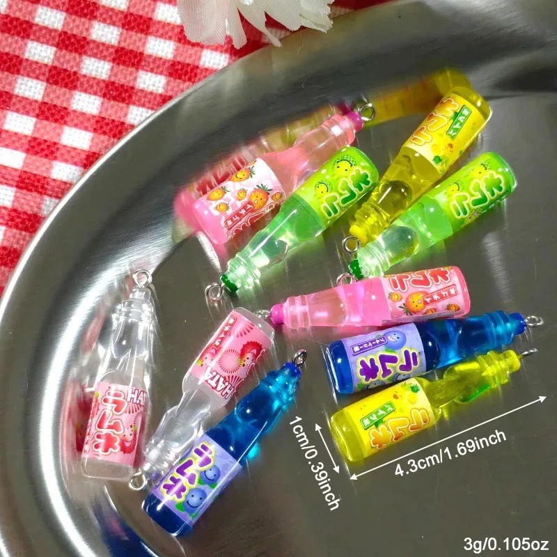 10 szt. Miniaturowe zawieszki  – Resin Art Bottle recenzja i cena
