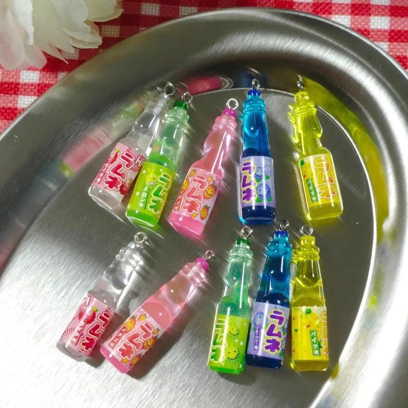 10 szt. Miniaturowe zawieszki  – Resin Art Bottle recenzja i cena