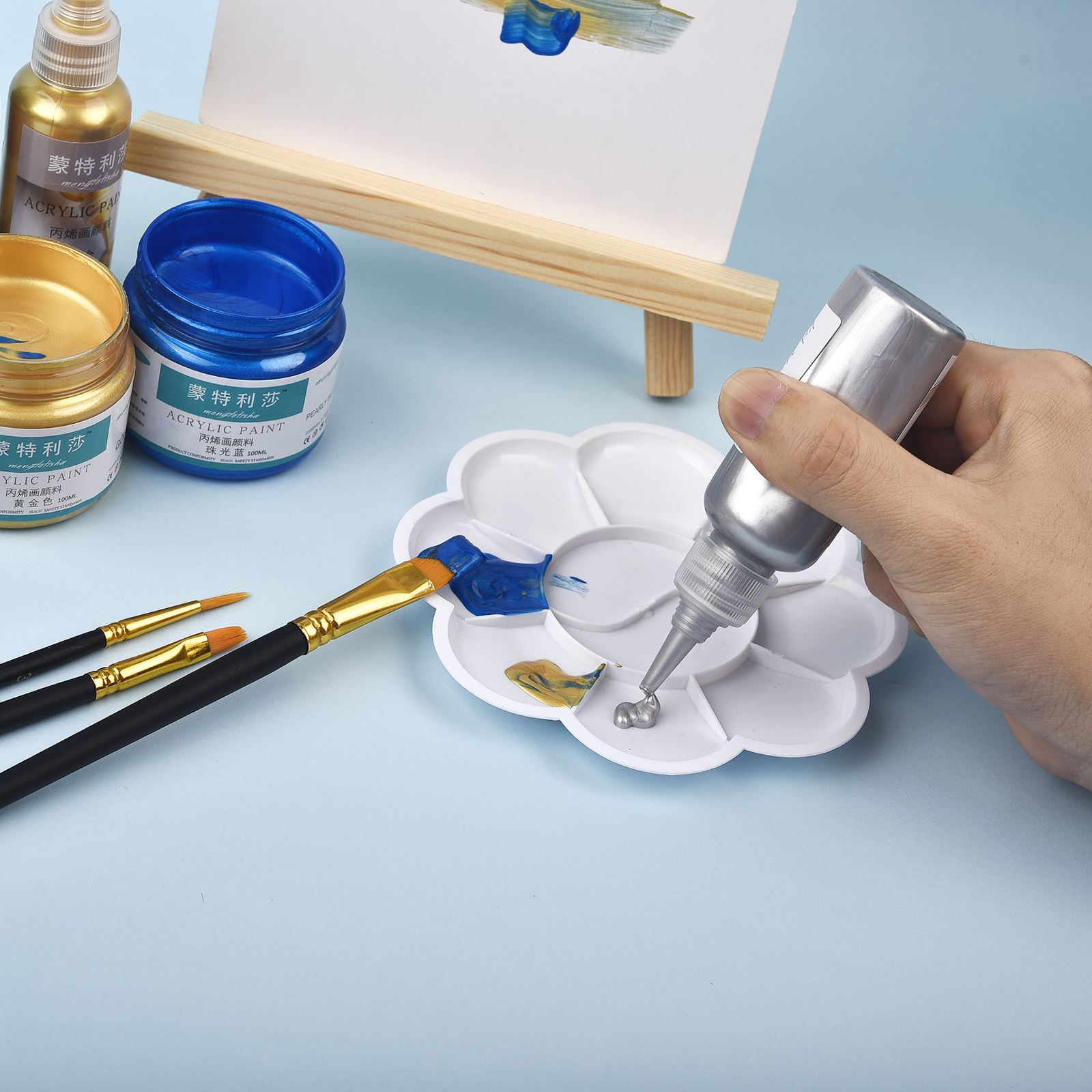 7 kolorów 60 ml/butelka metali – Resin Art Bottle recenzja i cena
