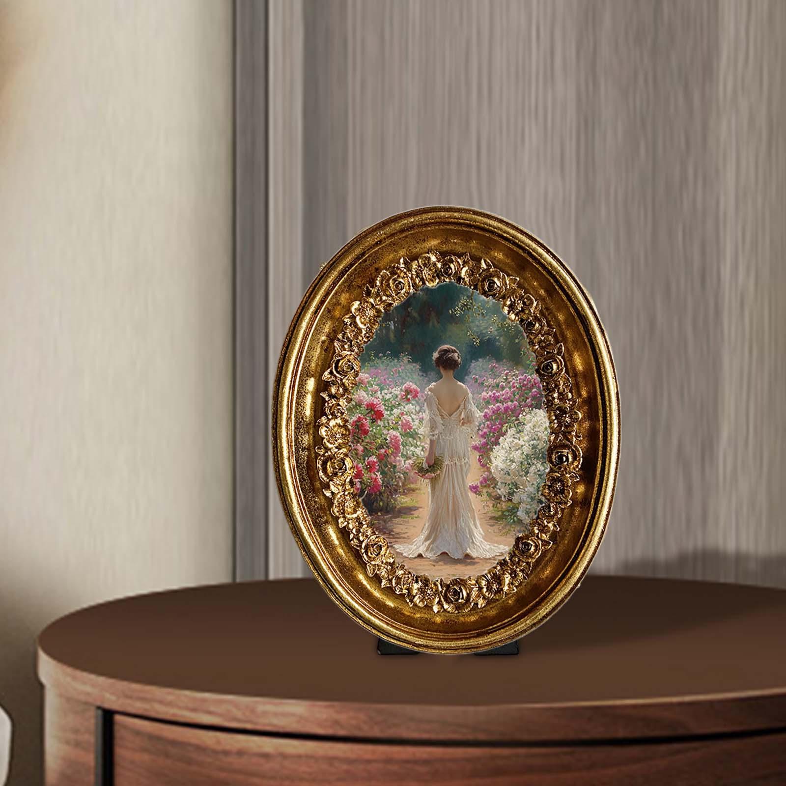 Vintage owalna ramka na zdjęci – Resin Art Studio recenzja i cena