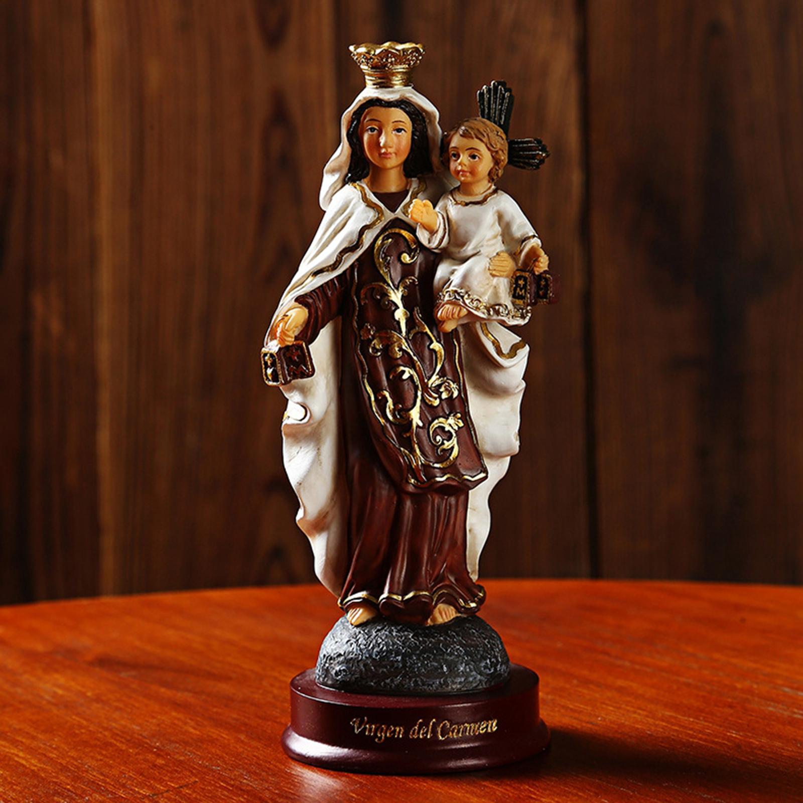 Religijna figurka z żywicy, po – Resin Art Mary recenzja i cena