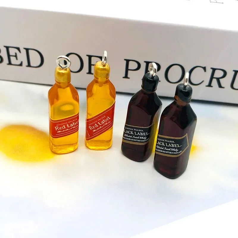10 szt. Miniaturowe zawieszki  – Resin Art Bottle recenzja i cena