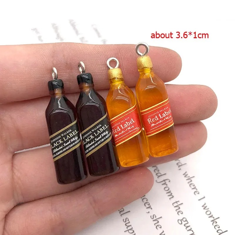 10 szt. Miniaturowe zawieszki  – Resin Art Bottle recenzja i cena