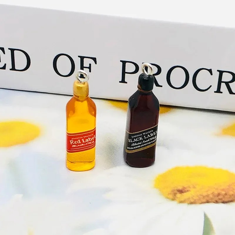 10 szt. Miniaturowe zawieszki  – Resin Art Bottle recenzja i cena