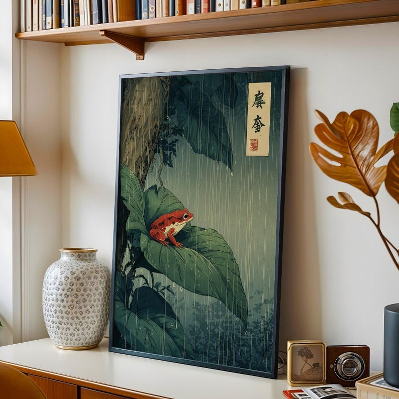Bezramowa, 1-częściowa japońsk – Resin Art On Canvas recenzja i cena