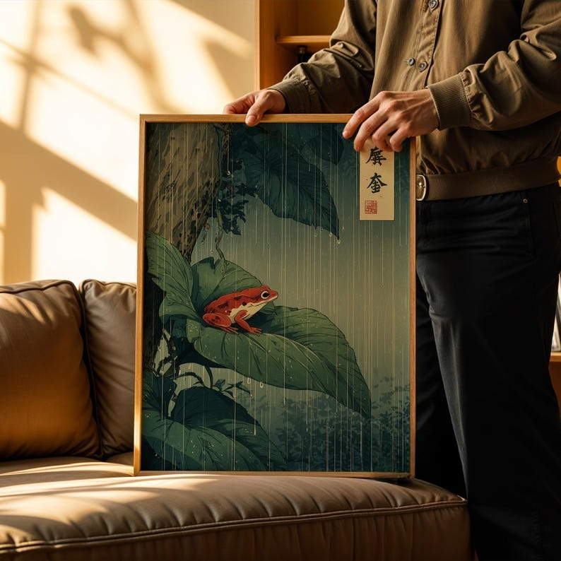 Bezramowa, 1-częściowa japońsk – Resin Art On Canvas recenzja i cena